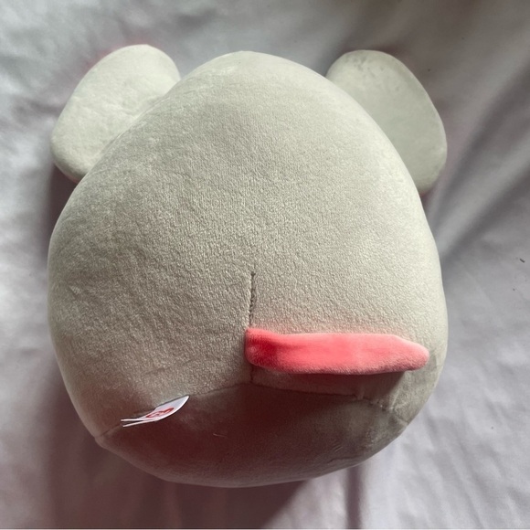 8" TY Squish-a-Boos Catnip the Gray Mouse Stuffed Animal Plush Toy - Picture 3 of 5